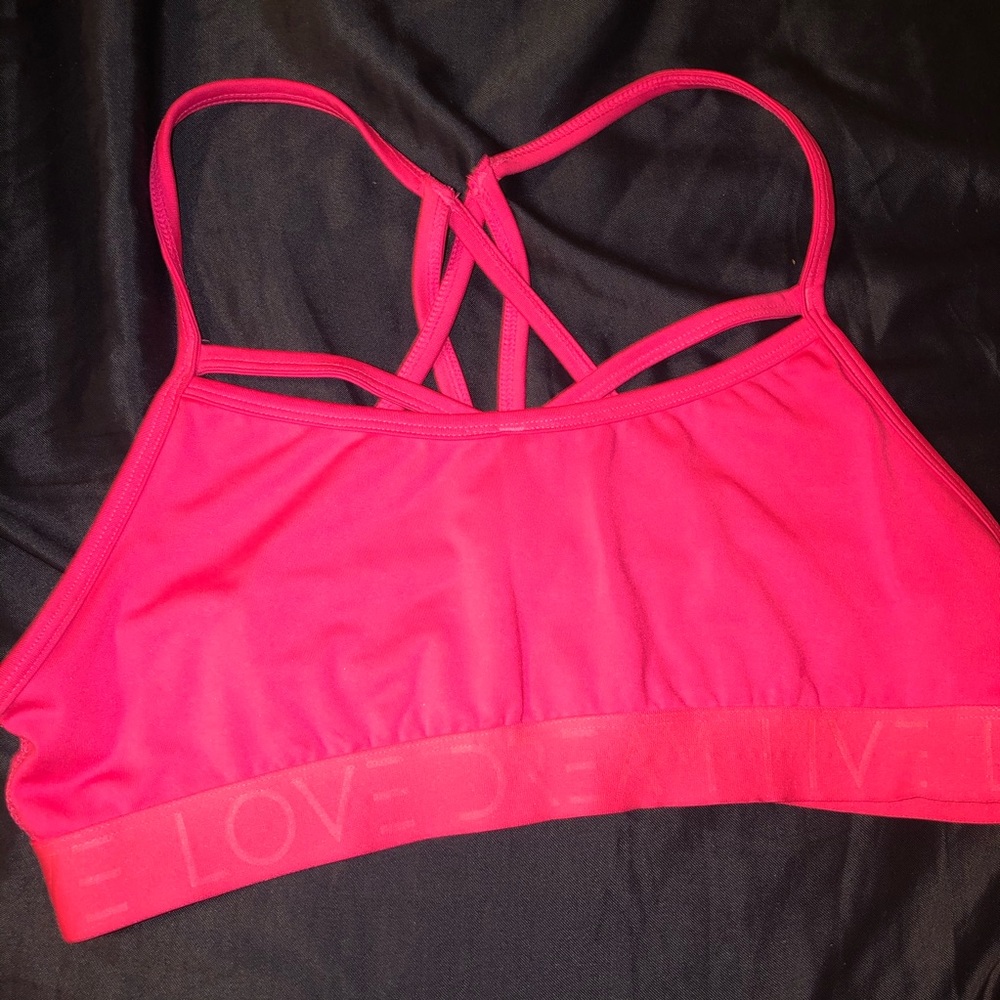strappy sports bra